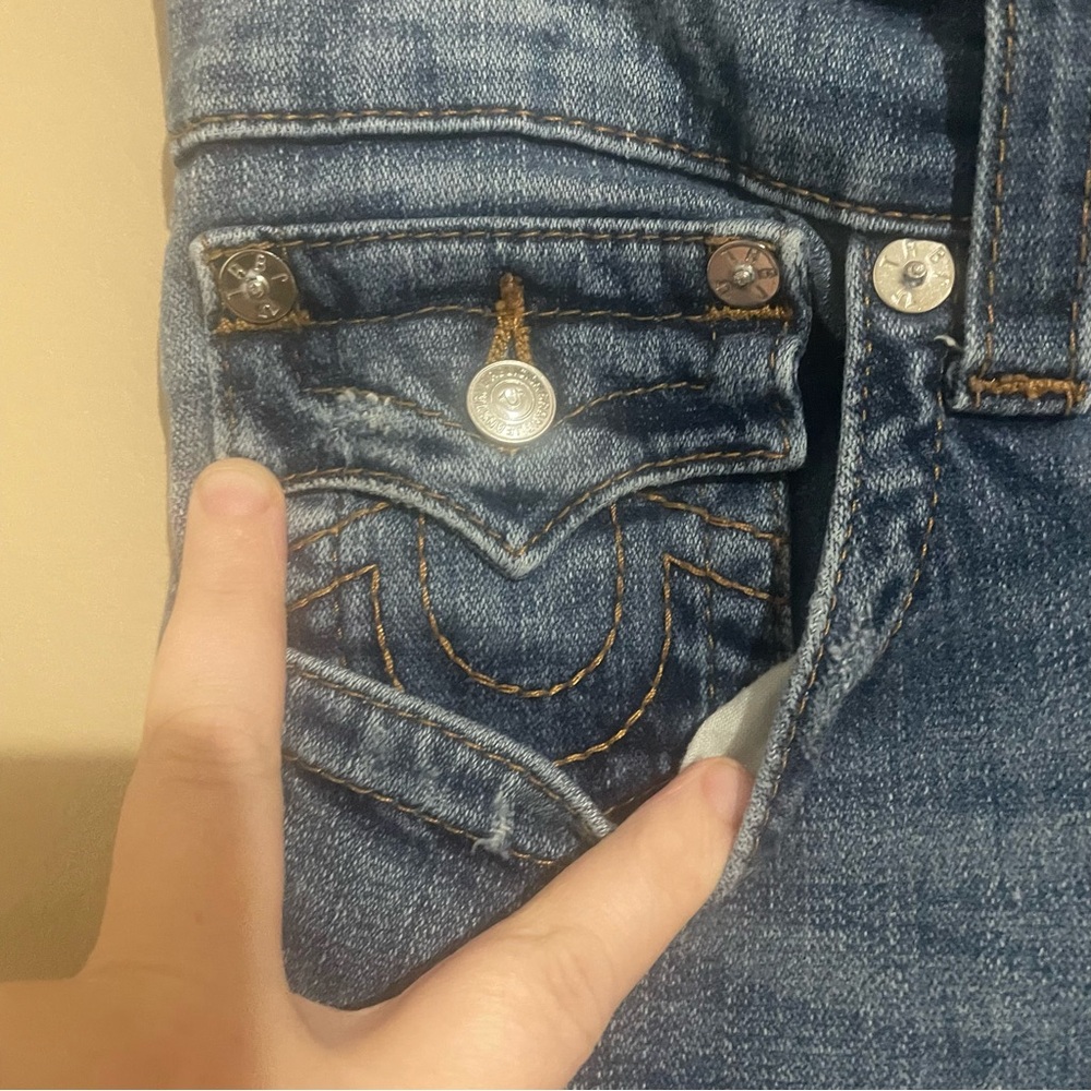 True Religion Skinny Flap Pocket Jeans - Picture 2 of 9